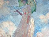 Paris Musee D'Orsay Claude Monet 1886 Woman with Parasol Umbrella Facing Left 